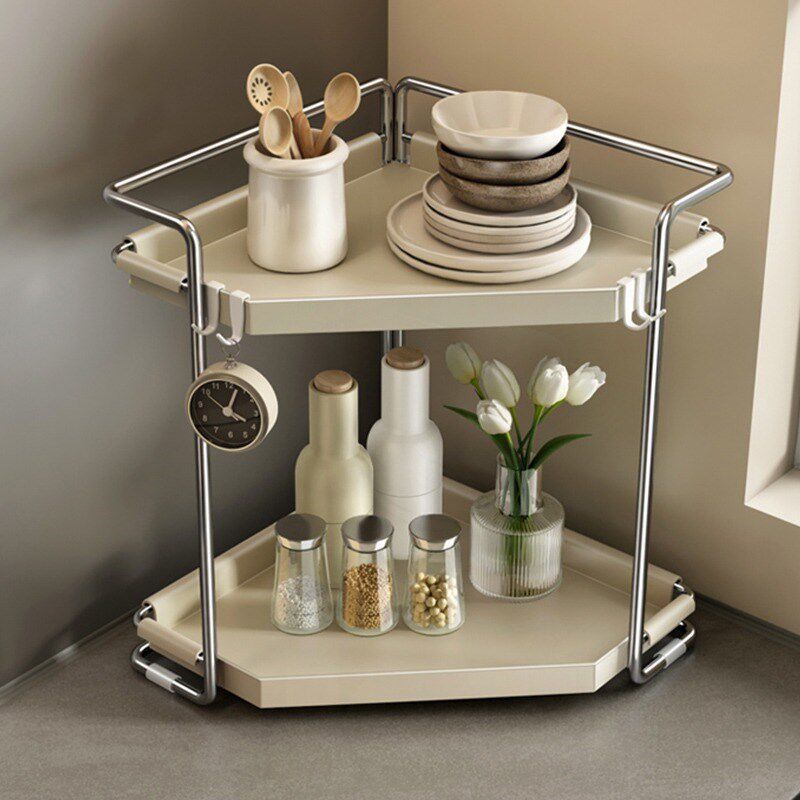 厨房调料架子置物架转角台面放油盐酱醋调味品瓶多功能收纳架新款