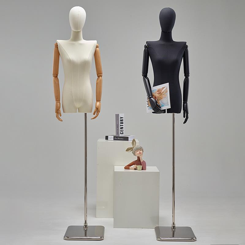 服装店模特展示架半身平肩女装橱窗衣服假人体人台人偶模特道具女