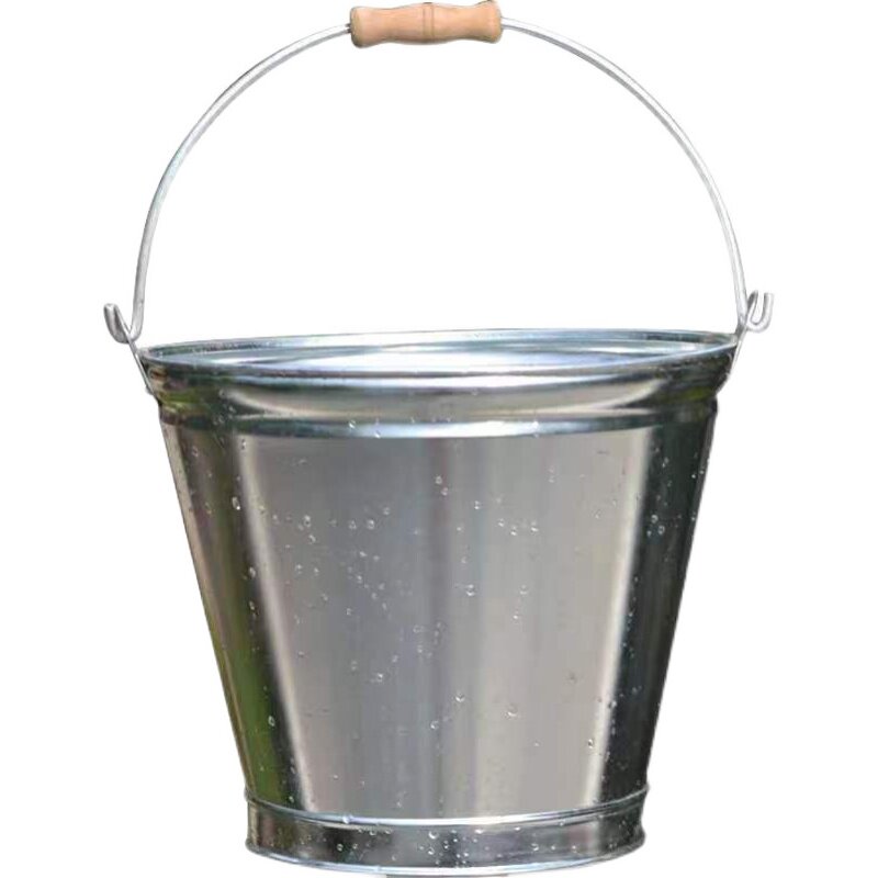 提水桶提桶油桶铁桶手提式水桶大容量家用挑水桶圆形铁皮桶装水桶