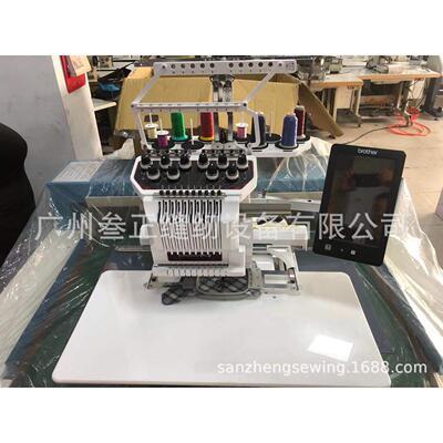 供应二手PR-1050x电脑单头10针绣花机商用刺绣机商用绣花机