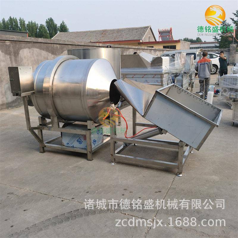 八粥食品原料搅拌混合设备 不锈钢卧式滚筒拌料机 肉类腌制机