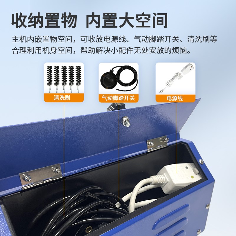 中央空调通炮机冷凝器铜管疏通工具换热器管路清洗设备管道清洗机