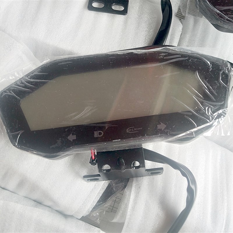 大屏电动车液晶仪表60V到120V霍尔表一线通宽屏一字把表有保包邮