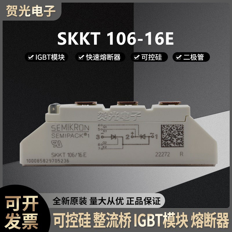 全新原装西门康可控硅模块SKKT162/16E SKKT106/16E  SKKT330/16E