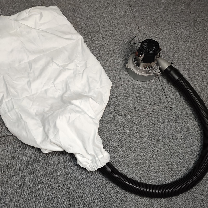 无尘子母锯电机配件大全木工锯台推台锯吸尘器风机马达改装防尘罩
