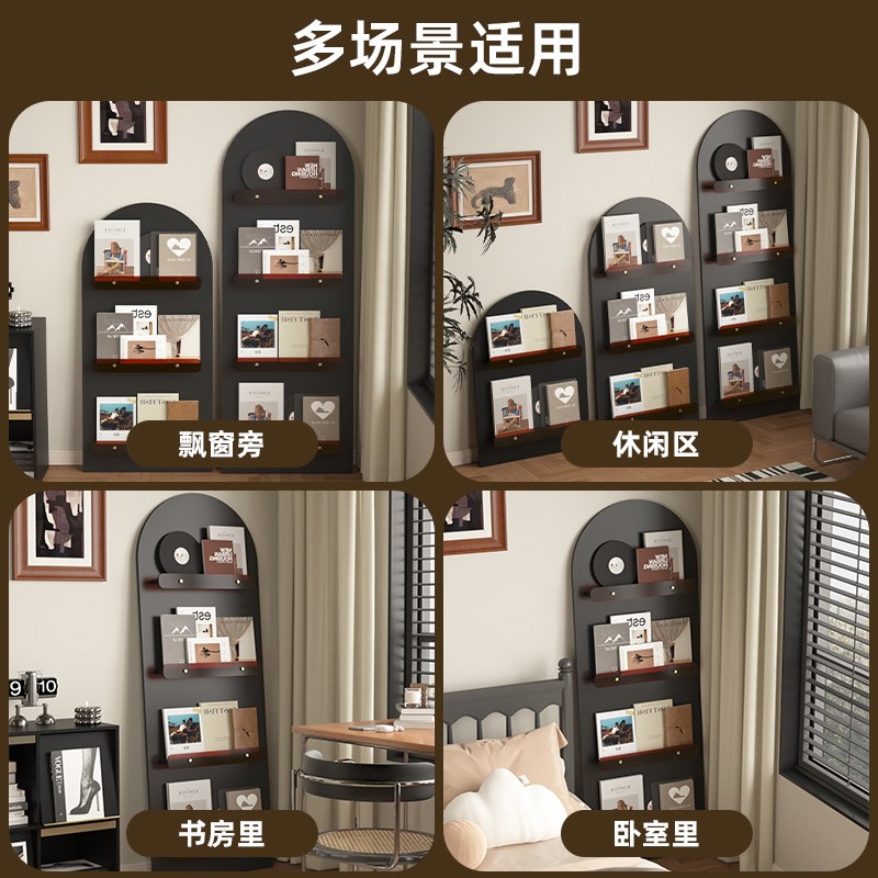 亚克力杂志架报纸架报刊架宣传册展架办公室落地资料收纳整理架子