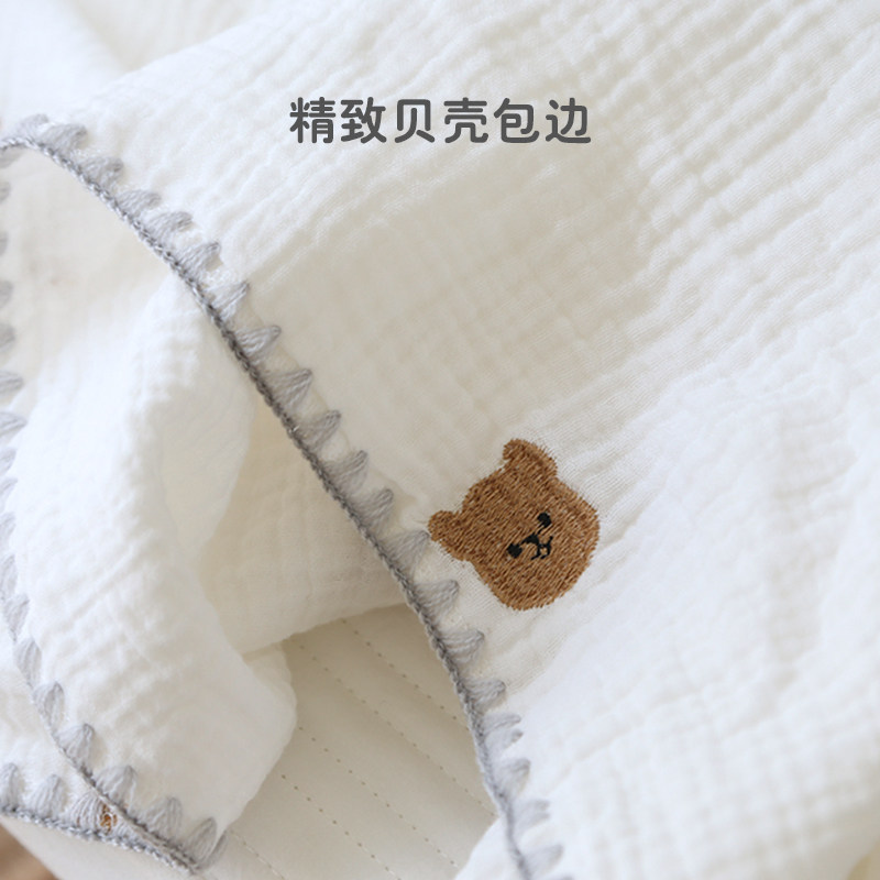婴儿四层纱布毯子新生儿童毛巾被夏季薄宝宝幼儿园盖毯空调小被子