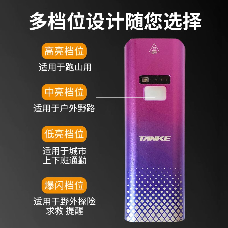 自行车灯前灯强光夜骑行防水超亮山地女生光控充电公路车照明装备