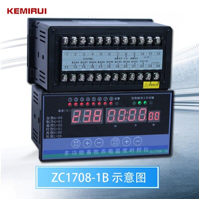 多功能智能温度时控仪4路6路8路10路单探头多功能畜牧养殖温控仪