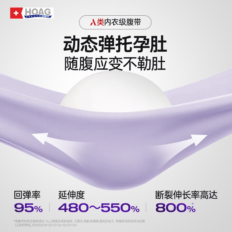 霍格Hoag托腹带孕妇专用夏季无痕隐形护腰中期晚期耻骨痛拖腹部带