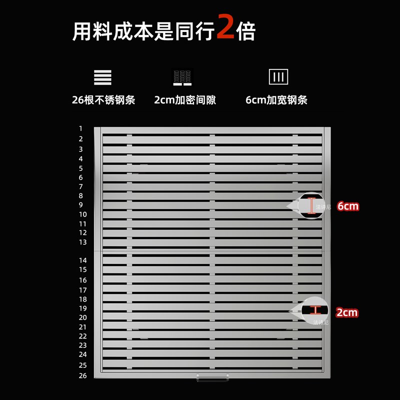 不锈钢悬浮床排骨架床无床头无甲醛卧室次卧床1米5不占地方包豪斯