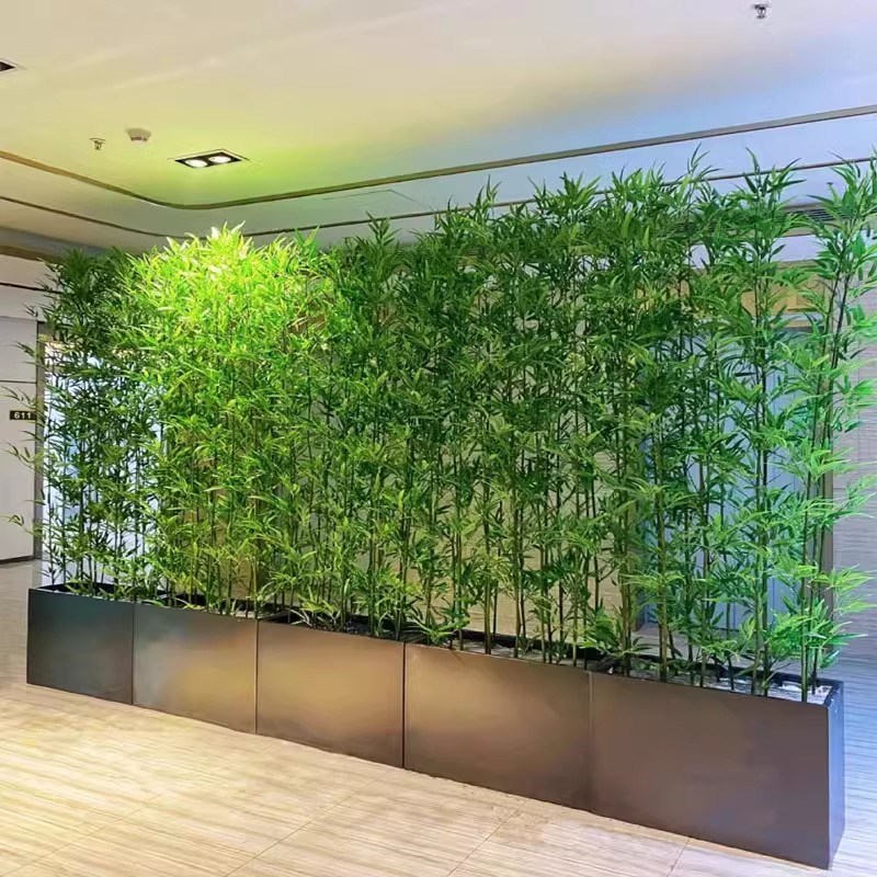 仿真竹子装饰假竹子仿真植物装饰造景高级感仿生竹子隔断挡墙