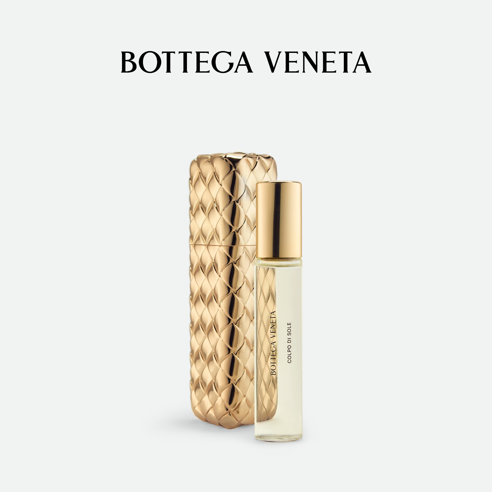 【七夕礼物】BOTTEGA VENETA葆蝶家 BV香水金色旅行壳质感随行装 - 实物图