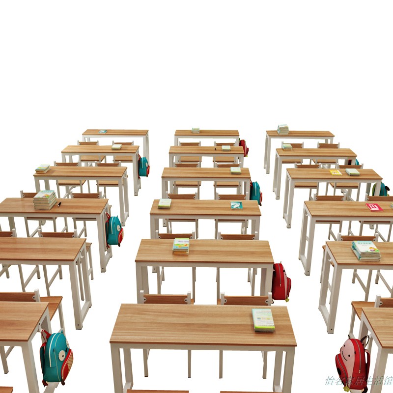 培训桌长条桌单双人课桌椅中小学生补习班辅导培训班书桌厂家直销