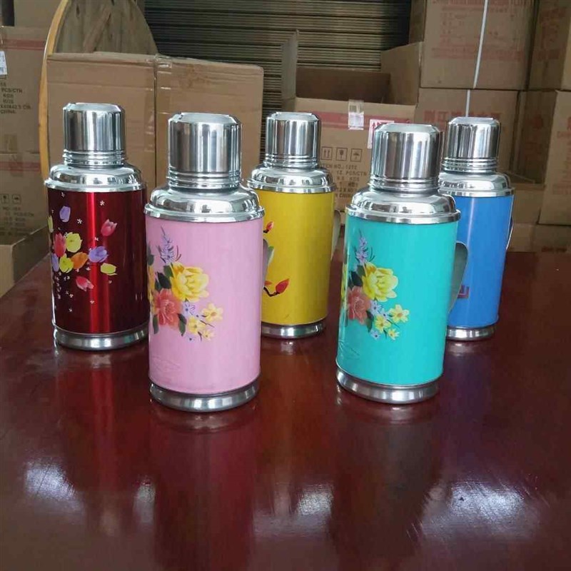 小保温瓶老式家用热水壶木塞保温壶小复古暖壶家用保温手提水壶