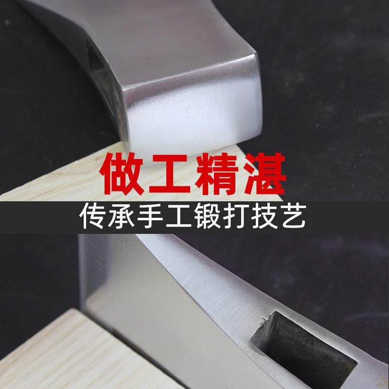 合金铬钢不生锈手工锻打斧头户外砍树劈柴砍柴斧子家用木匠木工斧