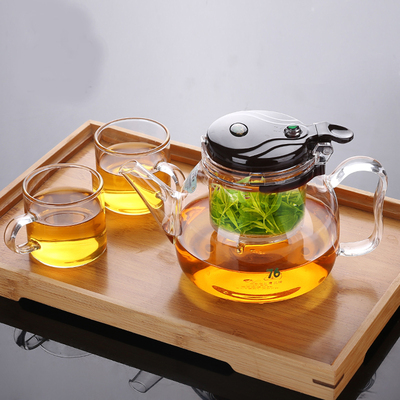 76飘逸杯泡茶壶套装可拆洗内胆过滤玻璃茶水分离壶冲茶器茶具单壶