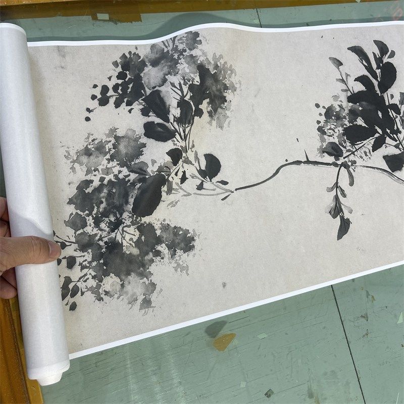明 徐渭 杂花图青藤图仿古名家水墨花卉芭蕉长卷高清微喷画徐文长