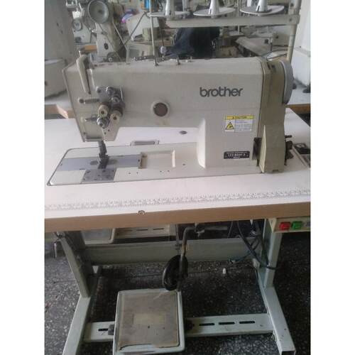 Brother兄弟牌842双针车二手重机工业电动缝纫机厚料缝制设备