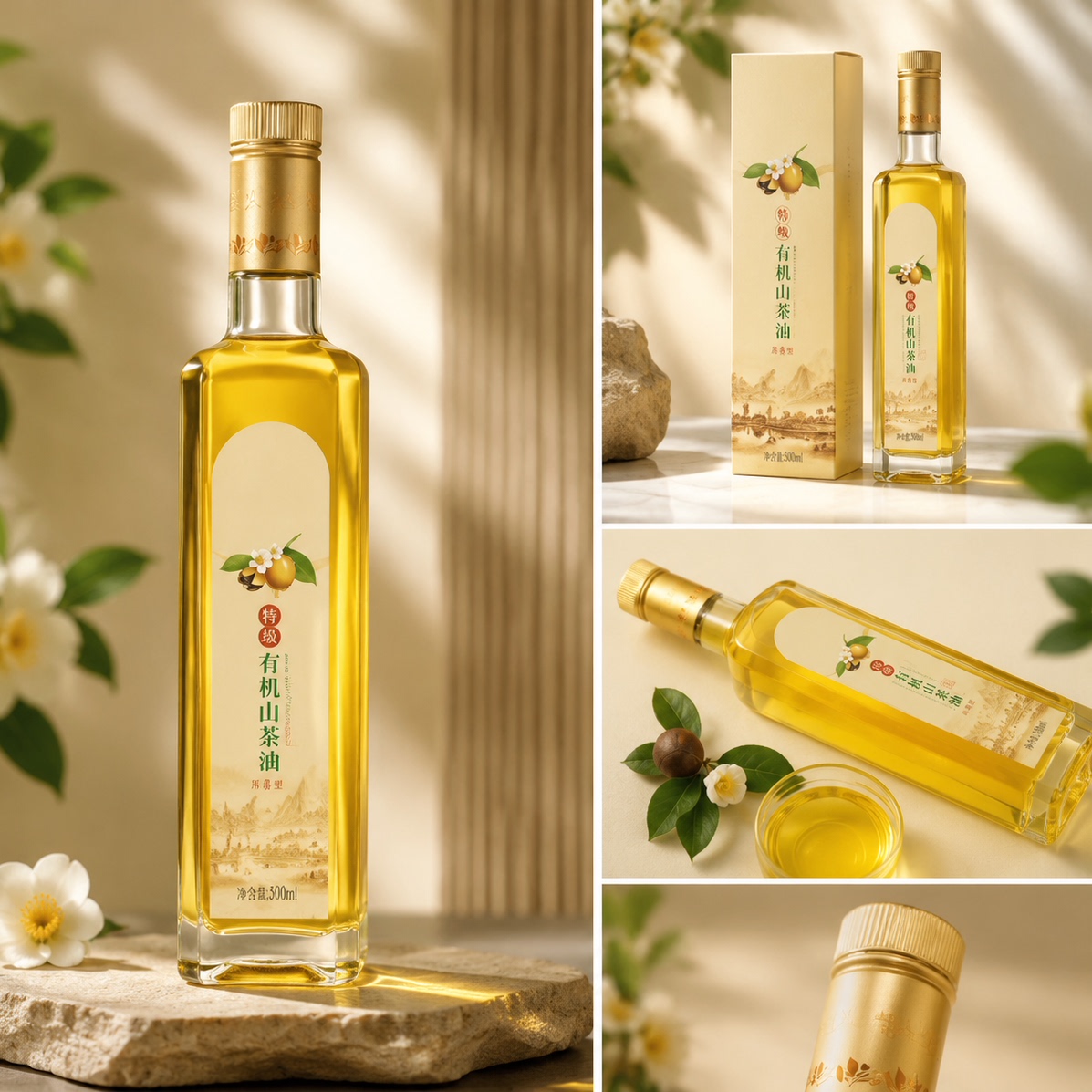 宜贝籽特级有机山茶油籽油冷榨