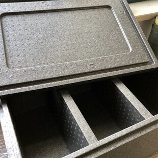 盒马大润发淘鲜达专用34L配送箱EPP保温箱骑手箱欧尚美团叮咚专送