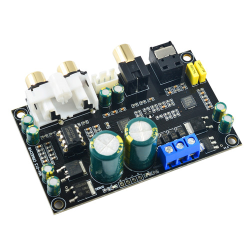 HIFI发烧级高保真CS8416CS4398芯片24BIT192KHz同轴光纤DAC解码板