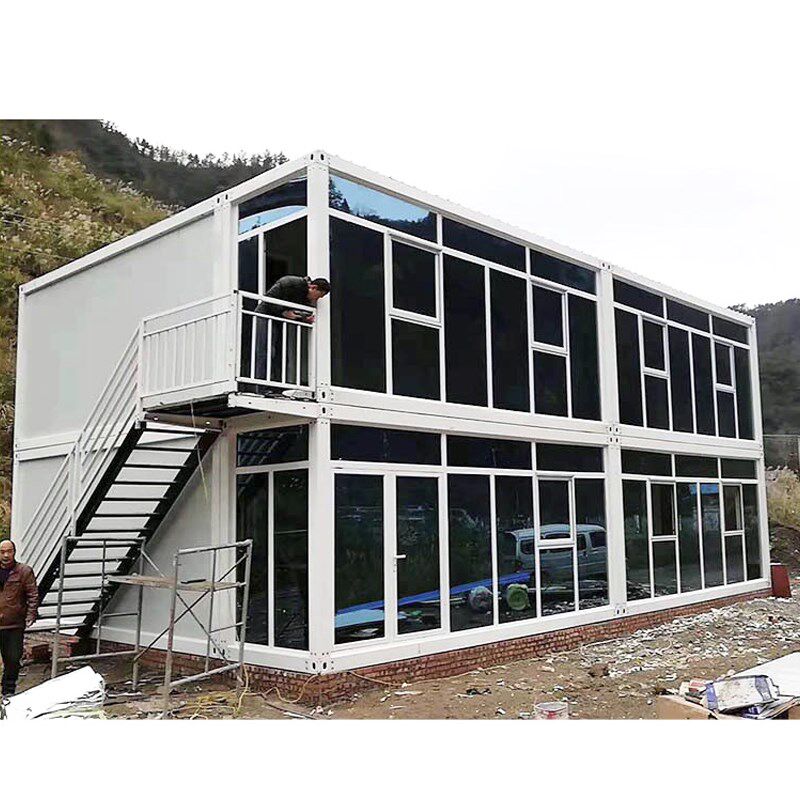 集装箱移动房办公室定制彩钢集成房屋住人简易组装可拆卸活动板房