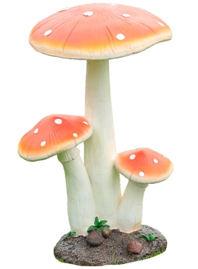 仿真蘑菇婚庆道具院子花园小摆件草坪创意雕塑庭院装饰森系幼儿园