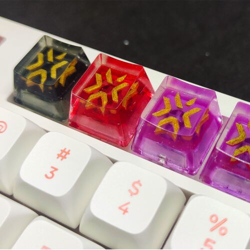无畏契约vct冠军套主题配色手工树脂个性客制化机械键盘游戏键帽