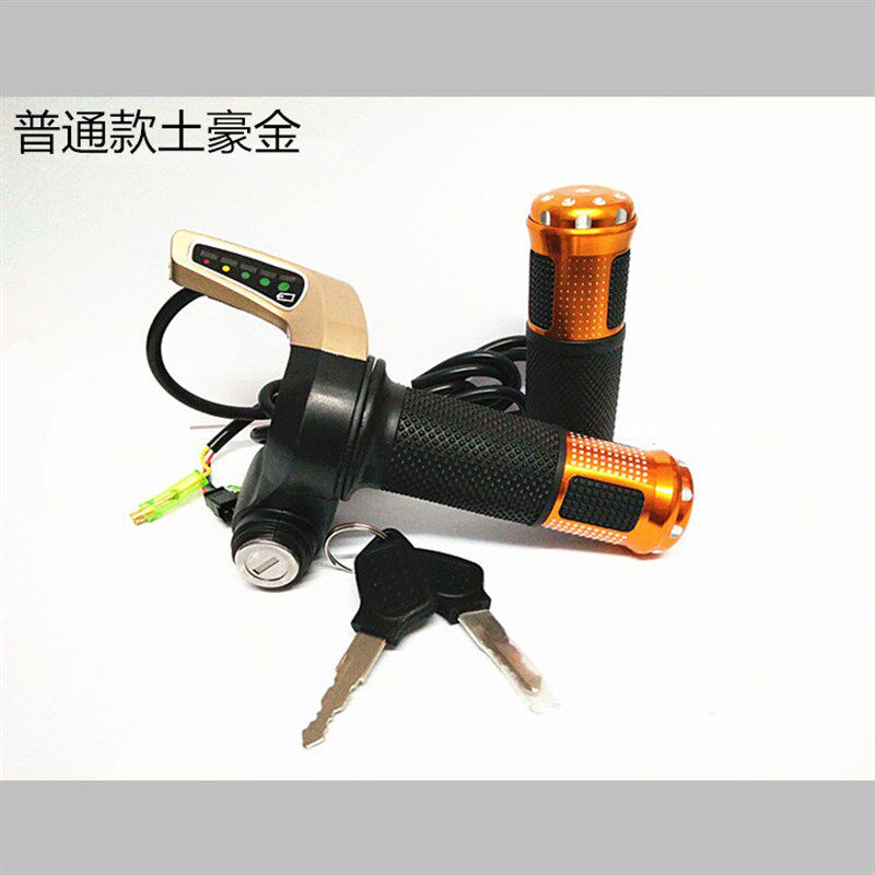 新日 康景 致跑王代驾折叠电动车电量里程时速显示带钥匙调速转把