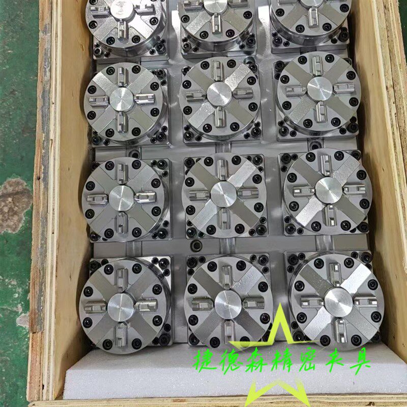 erowa快换定位气动卡盘3r电极铜公cnc手动小型火花机底座夹头夹具