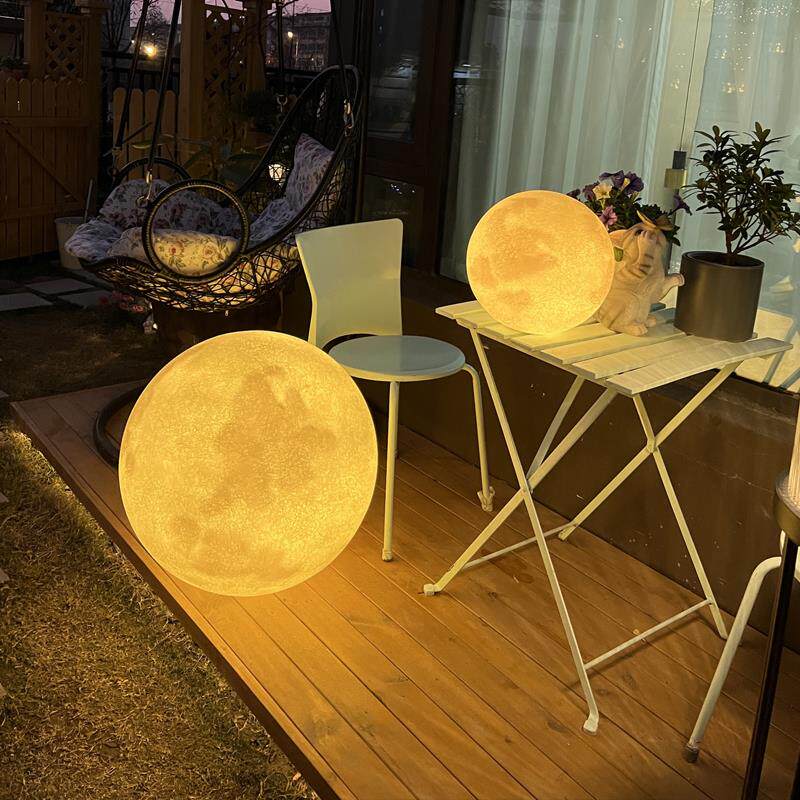 户外月球灯太阳能草坪灯户外庭院灯花园装饰气氛灯院子景观灯阳台