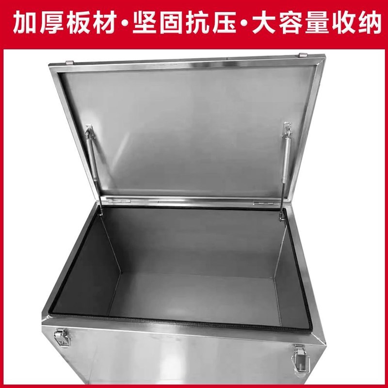 林柳桥工具箱不锈钢收纳箱加大手提家用车载电工五金维修工具盒