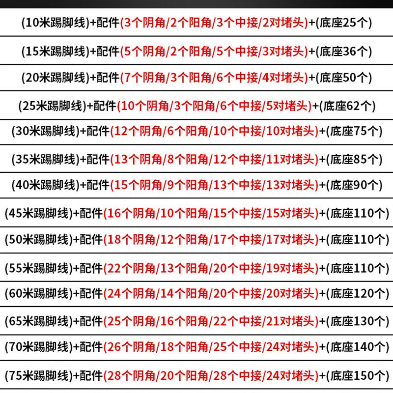 铝合金踢脚线6cm不锈钢地脚线4cm极简贴脚线极窄超薄地角金属线条