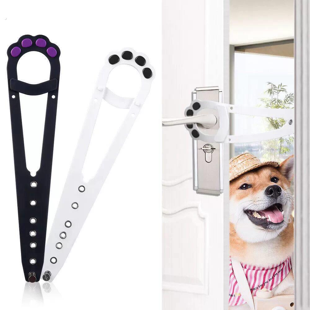 宠物猫咪留门缝神器门挡阻门器关门狗狗防开门卡扣锁扒门挠门家居