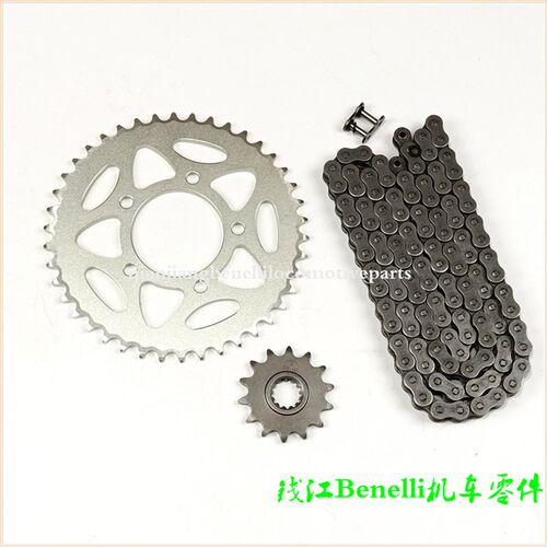 适用金鹏BJ500GS-A/TRK502大小链轮 链盘 链条大齿盘 输出链轮齿