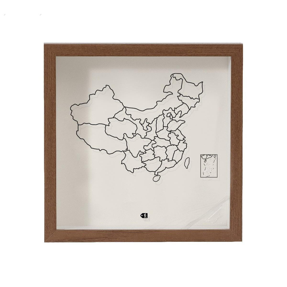 旅行票据收纳门票储存盒旅行记录相框明信片收藏纪念相框收纳盒