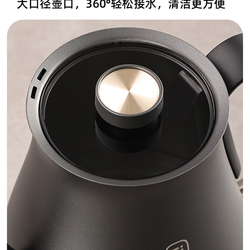 小界2025新款纯钛电热水壶快速加热壶家用智能自动断电长嘴烧水壶