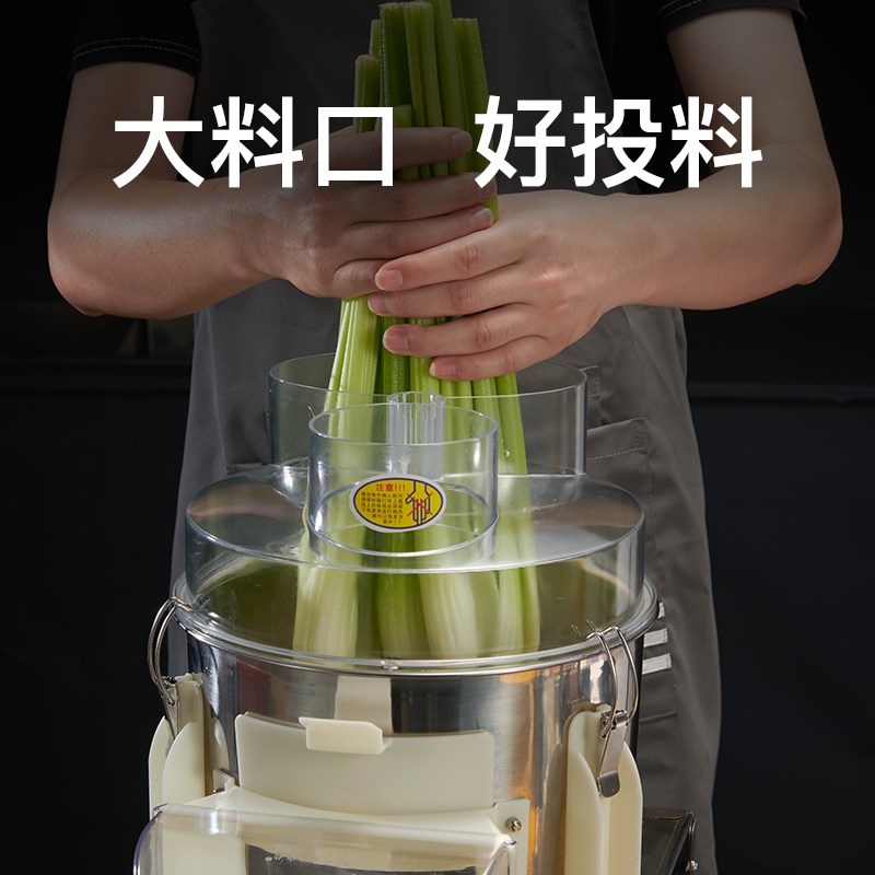 饺馅机碎菜机商用电动切菜机香菇颗粒姜蒜蓉机食堂用馅料机绞肉机