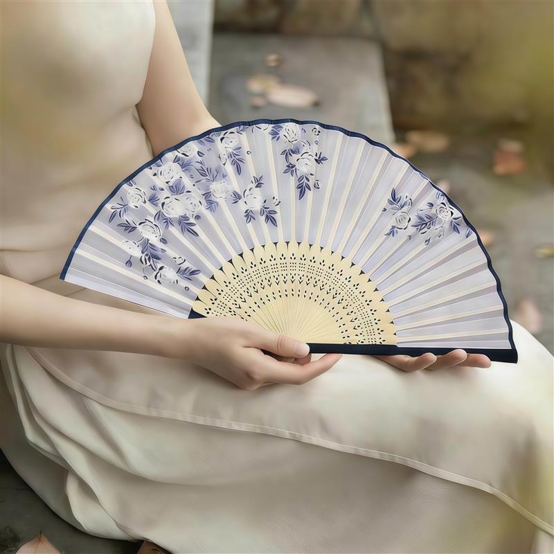 古风折扇中国风折叠扇开合顺滑复古夏季古典汉服旗袍小折叠扇子