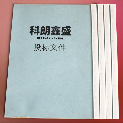 科朗鑫盛 BKL装订条装订机夹条 塑料十孔压条装订耗材 3-20mm白色