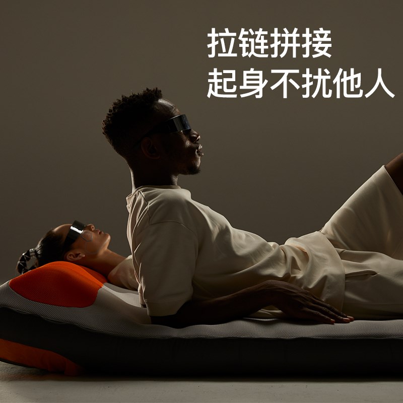 充气床垫户外双人单人便携午休床简易折叠家用冲气床露营床