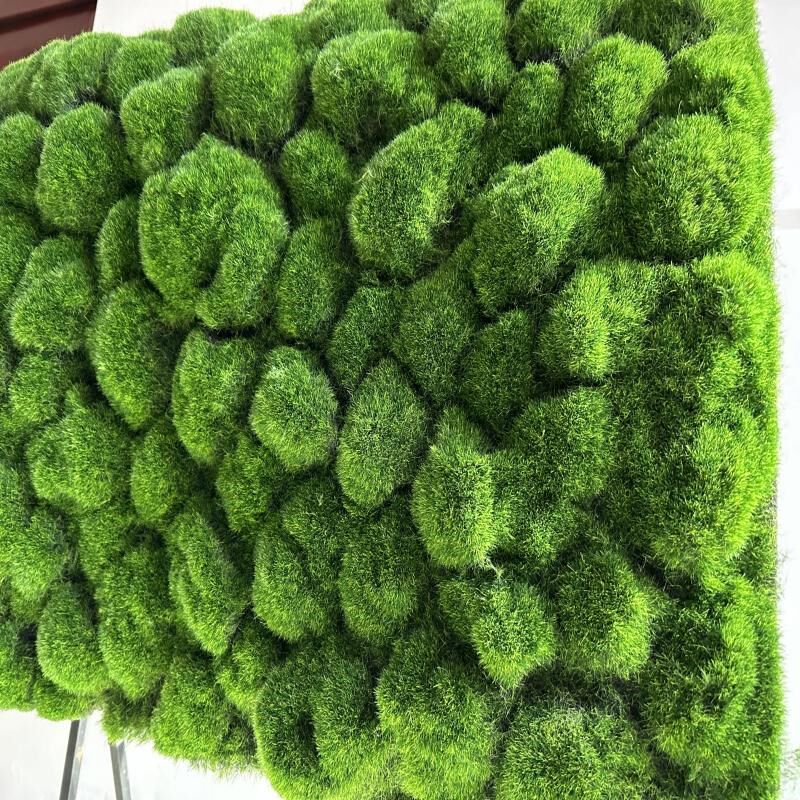 彷真青苔植毛地毯苔藓草皮植物墙背景墙装饰铺面室外装饰材料草坪