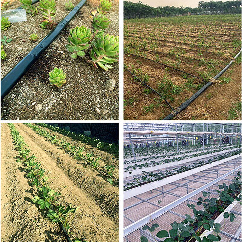 滴灌带农用大棚蔬菜16mm滴水贴片式滴灌带节水灌溉设备接头微喷带