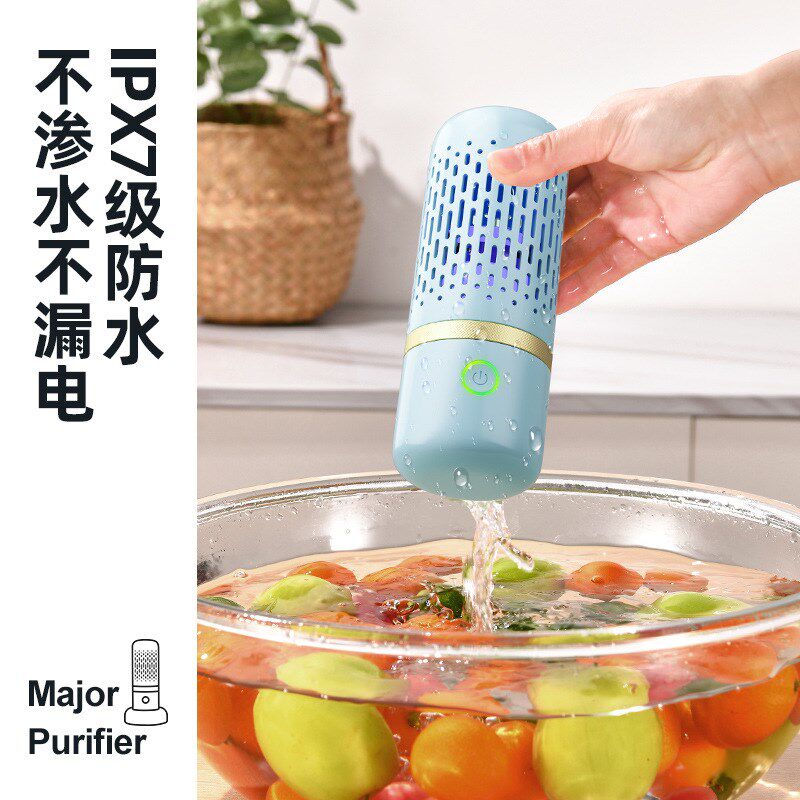 胶囊果蔬清洗机升级款家用洗菜机蔬菜水果食材净化机器去农残消毒