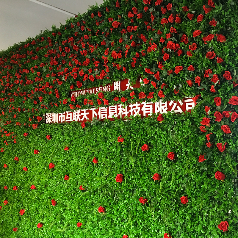仿真植物墙装饰立体绿植墙仿生网红人造背景假花草坪造景人工草皮