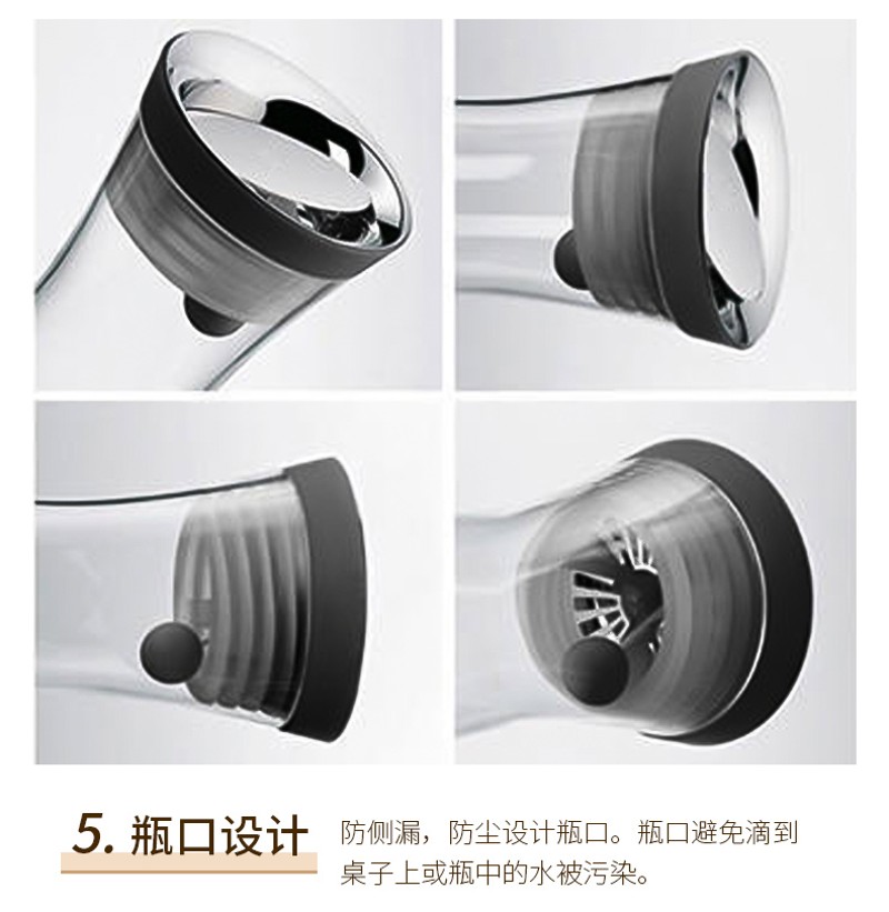 北欧玻璃冷水壶耐高温玻璃壶耐热防爆凉水壶扎壶果汁壶柠檬杯