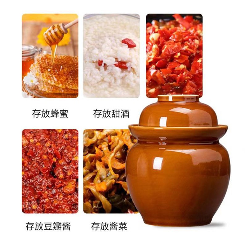 迷你泡菜坛子家用土陶加厚陶瓷腌菜密封小号老式酸菜食品咸菜缸