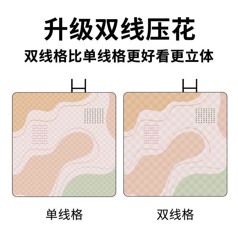 超厚3X4米加厚3x3米民族风防潮垫加大野餐垫户外露营帐篷地垫铝膜