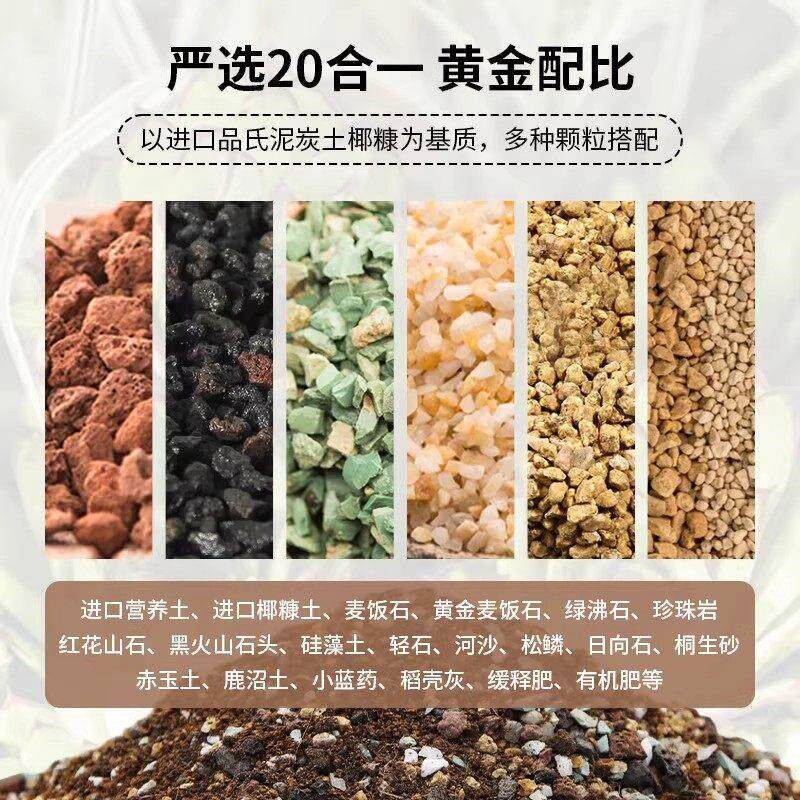 多肉颗粒土专用营养土植物泥炭种植土壤肉肉叶插小苗老桩颗粒花土